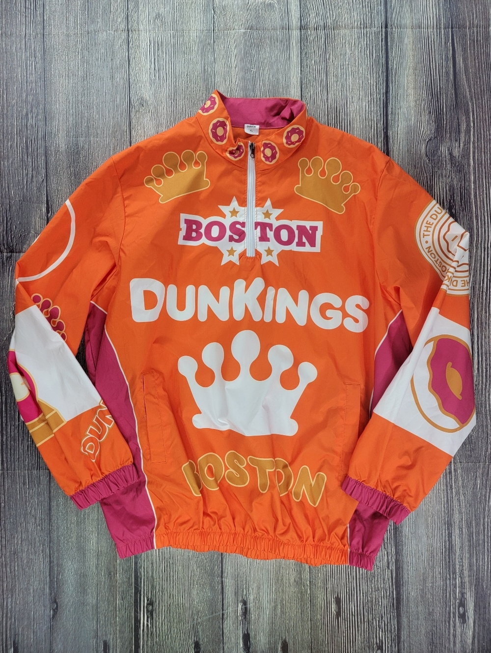 Dunkin Donuts x Boston DunKings 2024 Superbowl Tracksuit Set Size XL - Picture 3 of 14